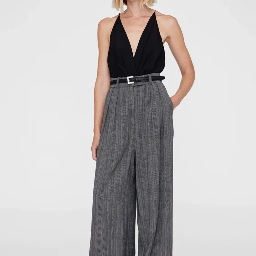 Anine Bing Nicola Belt in Black and Silver M/L (NWT) - Picture 4 of 5